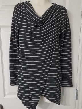 Marc New York Jersey Grey Striped Tunic